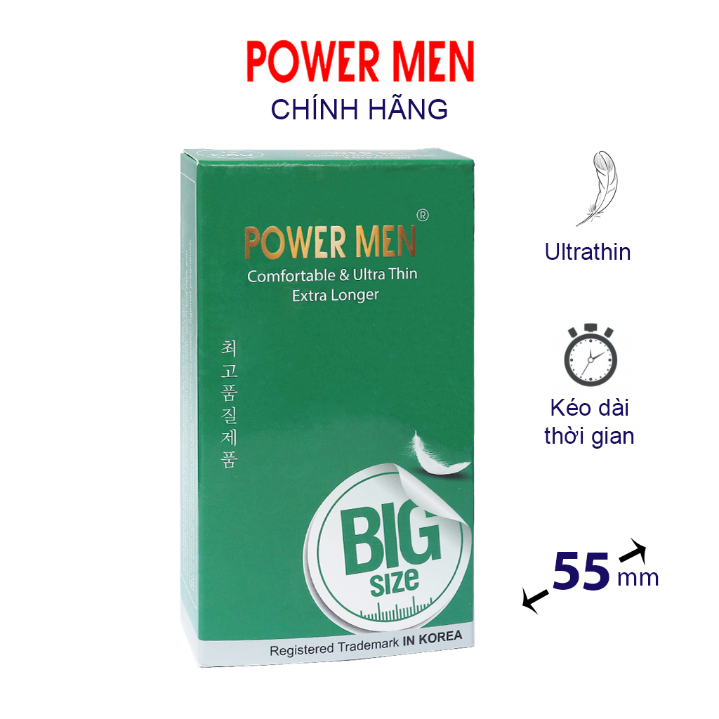 BCS Powermen Siêu mỏng kéo dài 55mm