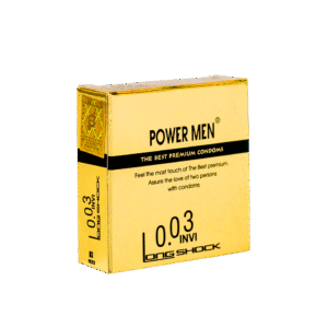 BCS 0.03 Kéo dài cuộc yêu Powermen INVI 0.03 Longshock Hộp 3 bao (SSU3)