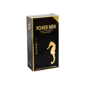 BCS Trị xuất tinh sớm, Gân, Gai POWERMEN Strawberry Hương dâu Hộp 9 chiếc (CAS9)