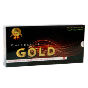 Que thử thai nhanh Quickstick Gold Hộp 1 chiếc chính xác, hiệu quả tức thì (QUICK5)