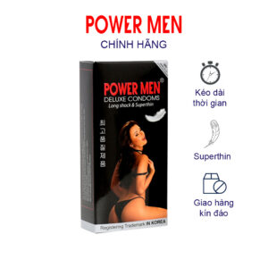 BCS Mỏng, Kéo dài Powermen Superthin Longer Hộp 12 bao (SUH12)